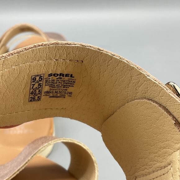 NEW Sorel Women’s Ella III Slingback Sandals Honest Beige Size 9.5 main image 3